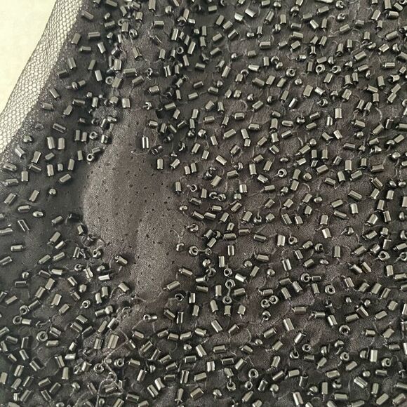 Diane von Furstenberg Waslia Beaded Mesh Shorts Size M *flaw* - Picture 7 of 8